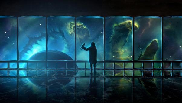 Science Fiction Nebula Digital Universe Wallpaper