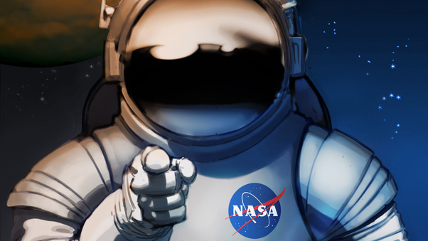 Scifi Astronaut Space Man Wallpaper