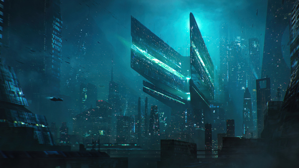 Scifi City Concept 5k Wallpaper