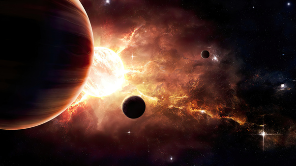 Scifi Planet Space 5k Wallpaper