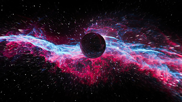 Scifi Space Black Hole 4k Wallpaper