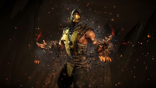 Scorpion Mortal Kombat X 4k Wallpaper