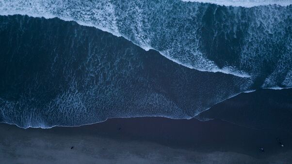 Sea Beach Tropical Drone View 4k Wallpaper