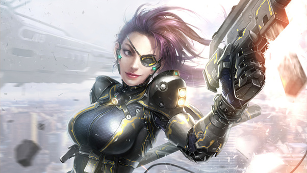 Secret Female Agent Warrior Girl 4k Wallpaper