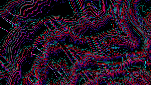 Seismic Abstract 4k Wallpaper