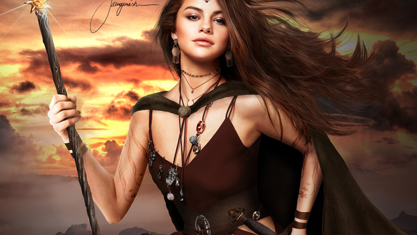 Selena Gomez Warrior Wallpaper