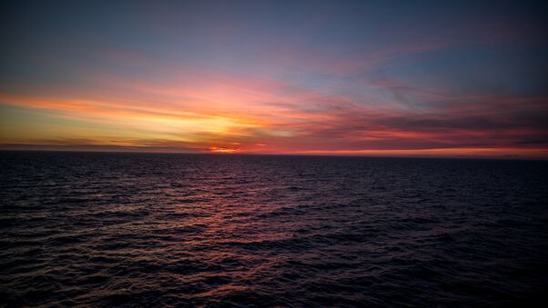 Silent Ocean Sunset 5k, HD Nature, 4k