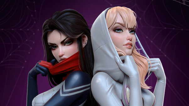 Silk And Gwen Stacy Wallpaper