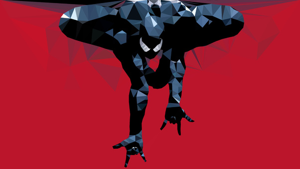 Sinister Spider Man Low Poly Art Wallpaper