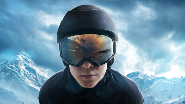 Ski Jumper Helmet Wallpaper