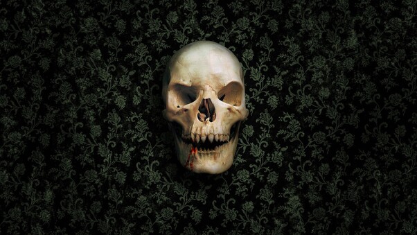 Skull Vampire Wallpaper