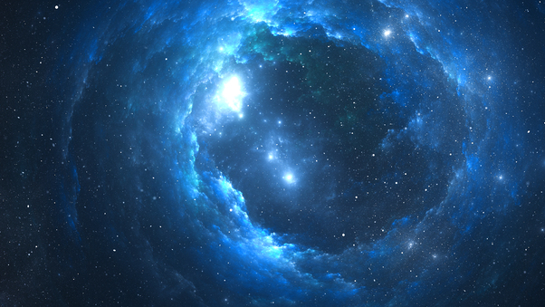 Sky Blue Nebula 4k Wallpaper
