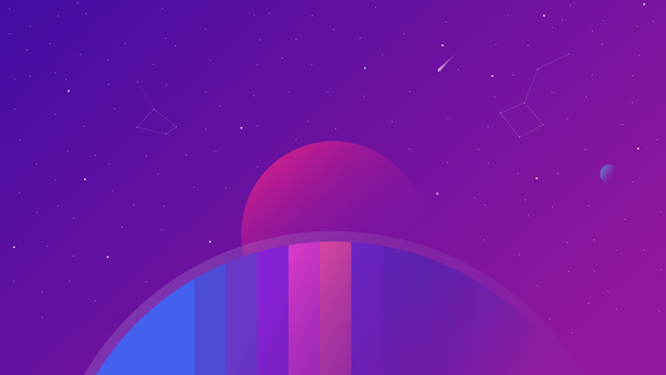 Sky Stars Minimal 8k Wallpaper