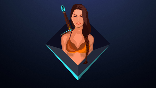 Skyrim Warrior Girl Digital Art 8k Wallpaper