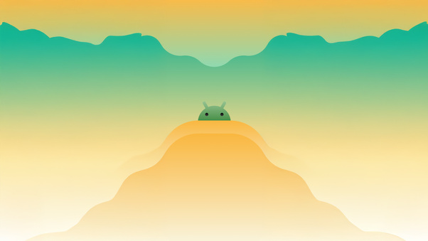 Sleek Android Stock Interface Wallpaper