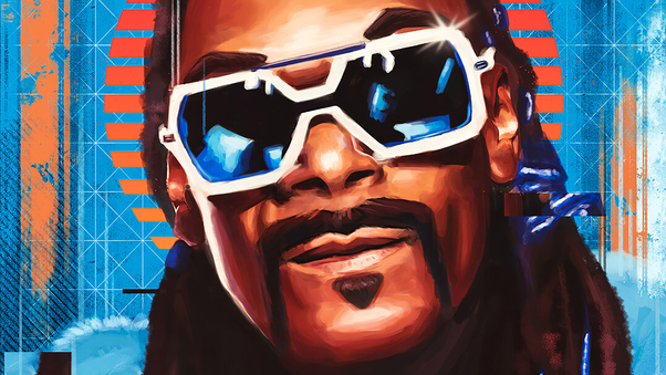 Snoop Dogg Digital Portrait Art 4k Wallpaper