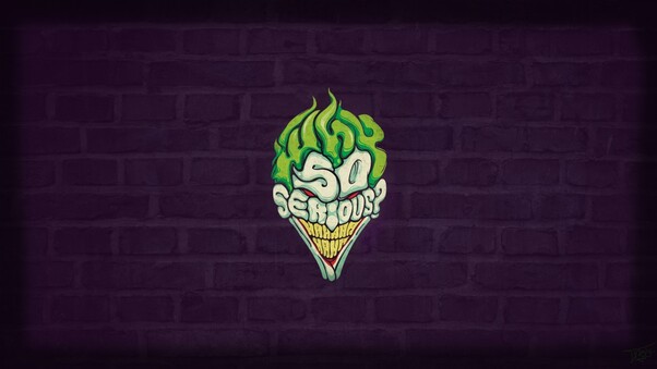 So Serious Joker Wallpaper