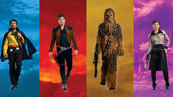 Solo A Star Wars Story Characters Poster Wallpaper