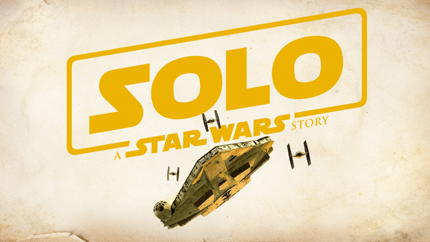 Solo A Star Wars Story Movie Logo Wallpaper