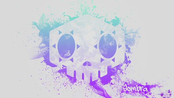 Sombra Overwatch 4k Logo Wallpaper