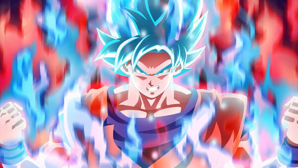 Son Goku Super Saiyajin Blue 5k Wallpaper