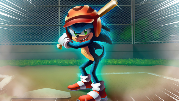 Sonic The Hedgehog Baseball Wallpaper