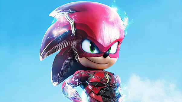 Sonic X The Flash 4k Wallpaper