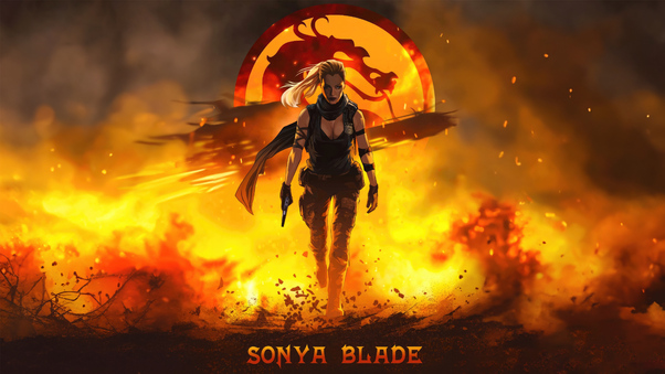 Sonya Blade Mortal Kombat 1 Wallpaper