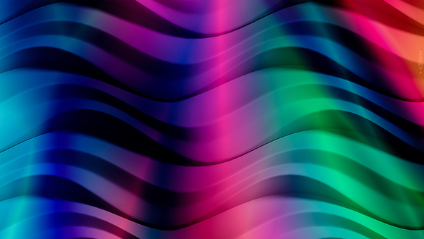Soothing Color Waves 4k Wallpaper