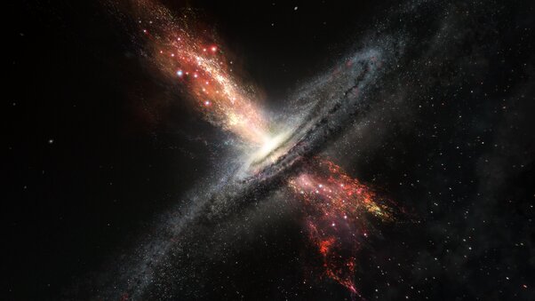 Space Black Hole 5k Wallpaper