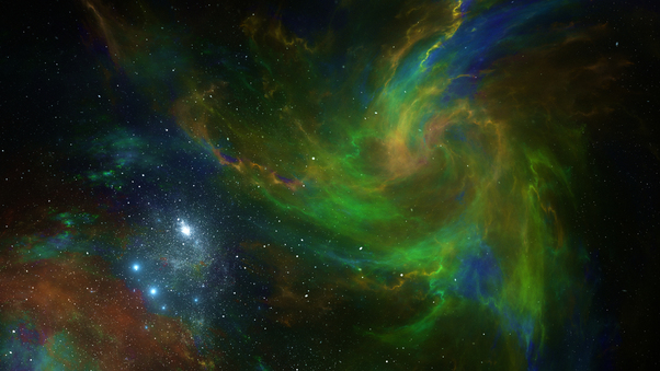 Space Nebula Currents 4k Wallpaper