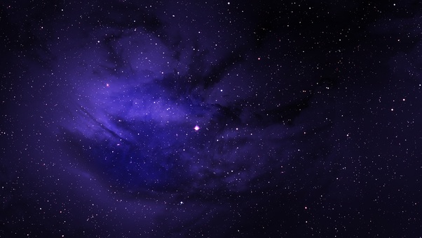 Space Stars Purple Sky Wallpaper