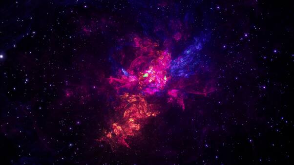 Space Universe Abstract Art Wallpaper