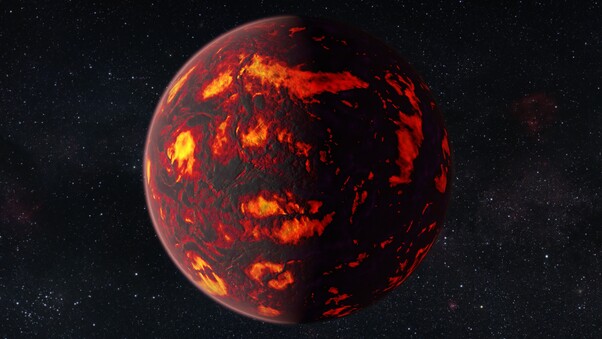 Space Universe Planet Exoplanet Burning Stars Wallpaper