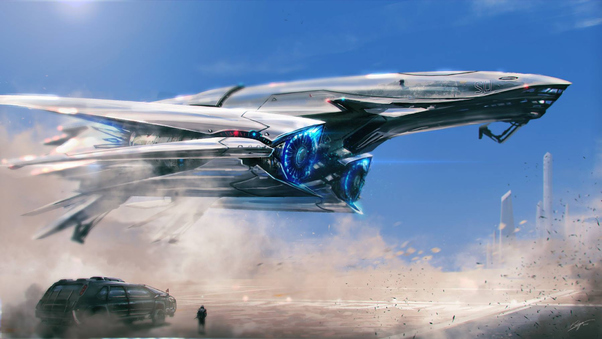 Spaceship Scifi Wallpaper