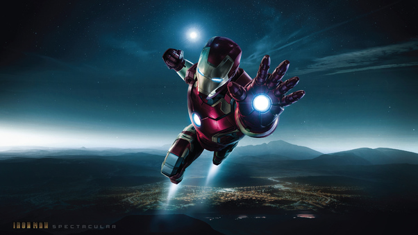Spectacular Iron Man 4K Wallpaper