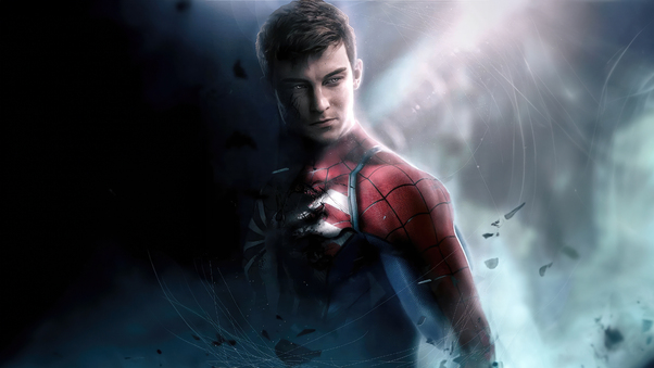 Spectacular Peter Parker In Marvels Spider Man 2 Wallpaper