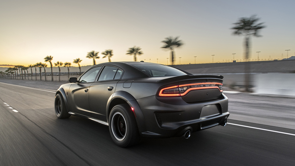 SpeedKore Dodge Charger AWD Twin Turbo Carbon 2019 Rear Wallpaper