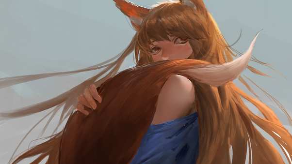 Spice And Wolf Anime 4k Wallpaper
