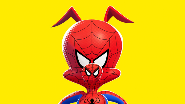 Spider Ham In SpiderMan Into The Spider Verse Movie Poster 5k Wallpaper