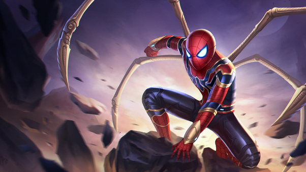 Spider Infinity War Wallpaper