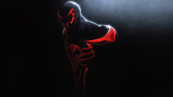 Spider Man 2099 Futuristic Hero Wallpaper