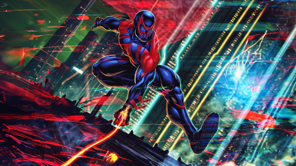 Spider Man 2099 Soaring Quest Wallpaper
