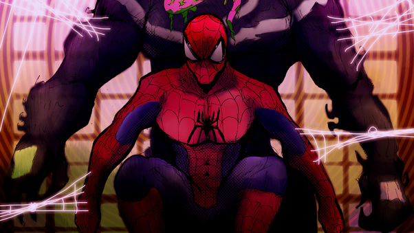 Spider Man 4k Venom Wallpaper