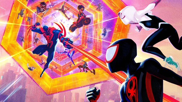 Spider Man Across The Spider Verse Japan Poster 10k Wallpaper