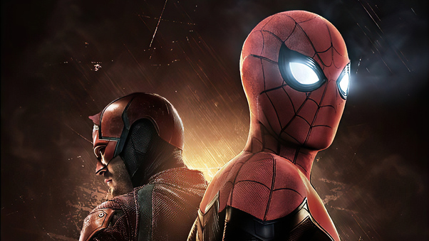 Spider Man And Daredevil 4k Wallpaper