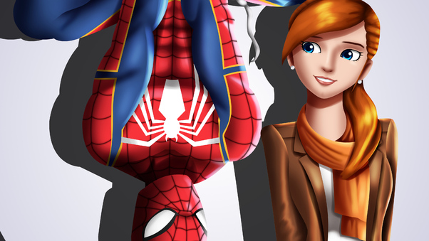 Spider Man And Mary Jane Watson Wallpaper