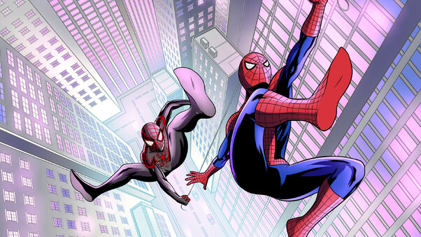 Spider Man And Miles Morales 4k Wallpaper