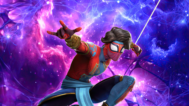 Spider Man As Pavitr Prabhakar In Marvel Strike Force 4k Wallpaper