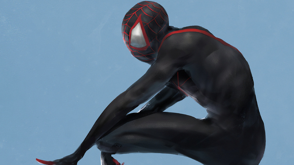 Spider Man Black Suit Wallpaper
